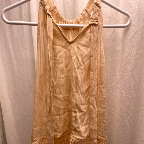 Delicate pink halter womens blouse small - Picture 4 of 7